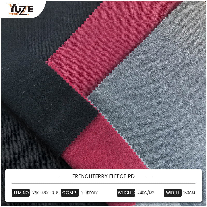 YZK-070030-6 FRENCH TERRY FLEECE PD fabric: the perfect combination of function and fashion