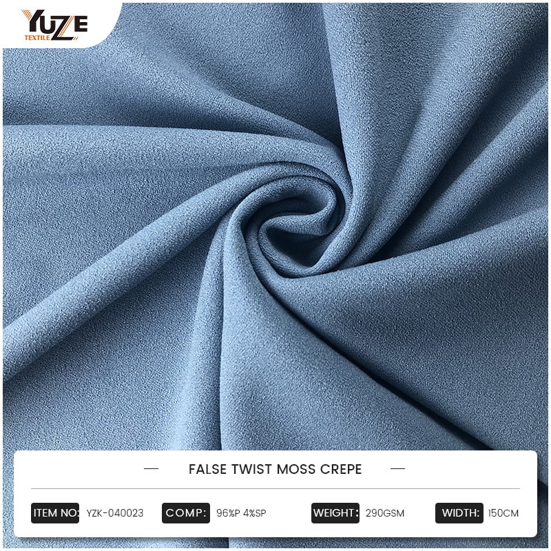 Technical Elegance in Textiles: What Makes Moss Crepe Fabric the Premier Choice for High-End Fashion Design?
